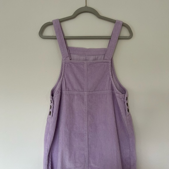 Super Cute Purple Overall Dress - Picture 2 of 3